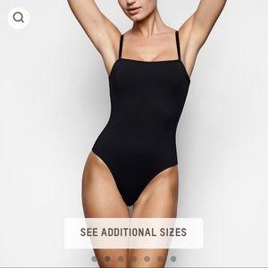 *BNWT* SKIMS - shaping swim cami one piece. Black. Size L.